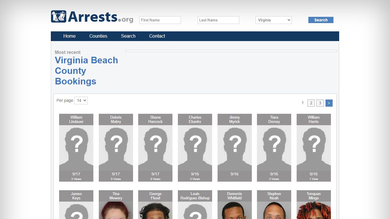 Virginia Beach County Arrests and Inmate Search